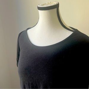 Rachel Roy | Top | XL | Black | Drawstring Detail at Bottom Hem